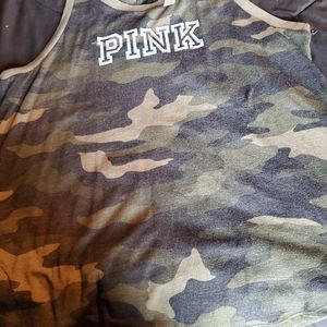 Camo PINK racer back tank